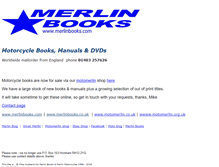 Tablet Screenshot of merlinbooks.com